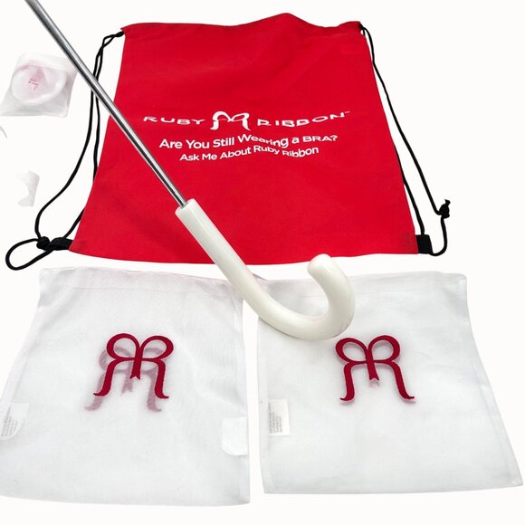 NEW RUBY RIBBON 7 PC SWAG UMBRELLA LICENSE PLATE COVER BAG FANS LINGERE BAGS - Picture 5 of 5